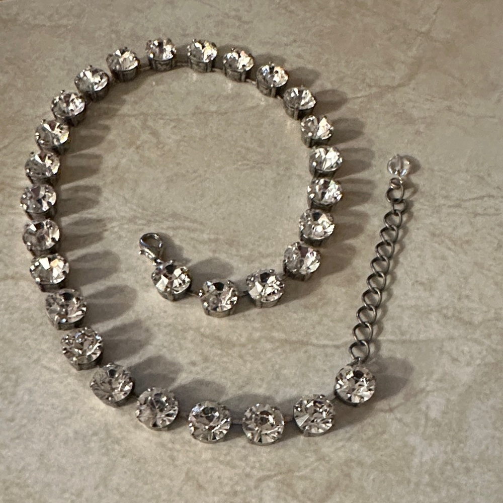 Clear Swarovski Crystal Necklace
